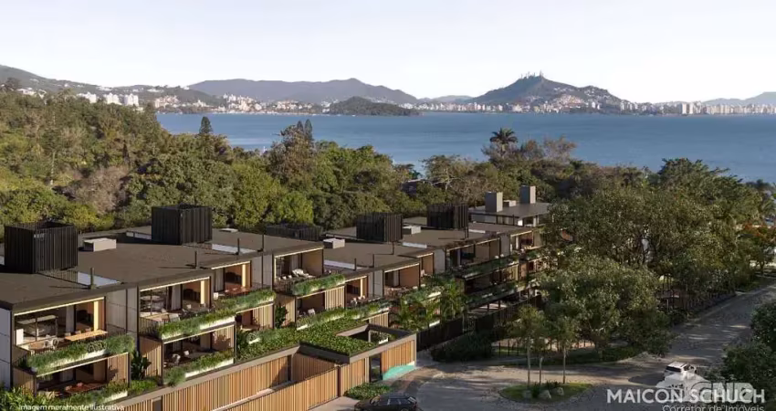 Casa (apartamento) garden com 2 suítes no condomínio passeio do mar, em cacupé- florianópolis/sc