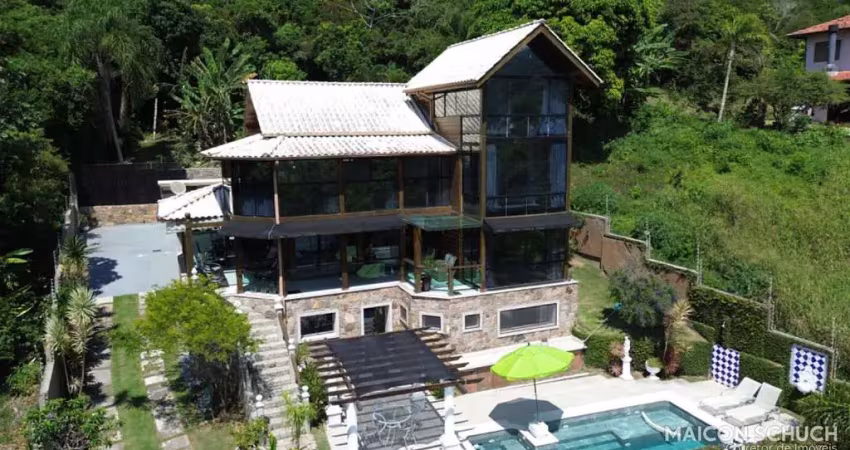Casa 4 suítes com vista para o mar, mobiliada na praia brava, florianópolis/sc