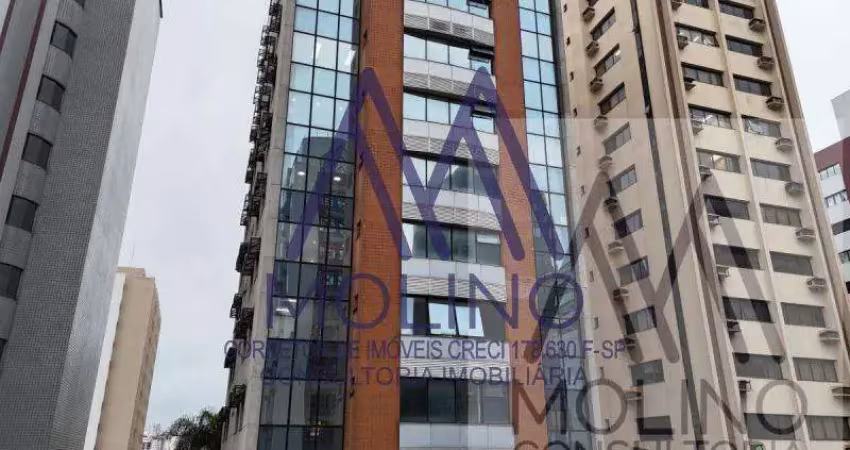 Sala comercial/nova para locação em são paulo, vila clementino, 1 dormitório, 2 banheiros, 1 vaga