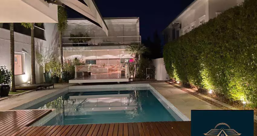 Venda
residência clássica e moderna no residencial tamboré 3