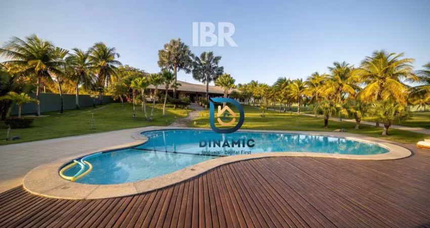 *lagoa do uruaú*  exclusiva casa com 100mts de frente para lagoa, com vista para a duna do pôrcasa com 5 dormitórios à venda, 1200 m² por r$ 9.900.000