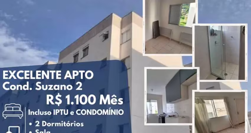 Apartamento com 2 quartos para alugar na Estrada Takashi Kobata, Jardim Europa, Suzano
