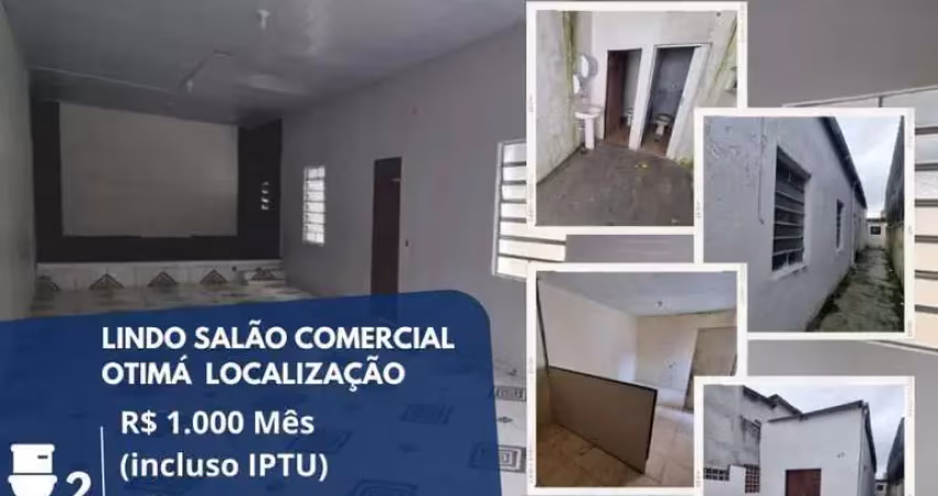 Ponto comercial com 2 salas para alugar na Rua Doutor Benedito da Silva, Jardim Leblon, Suzano