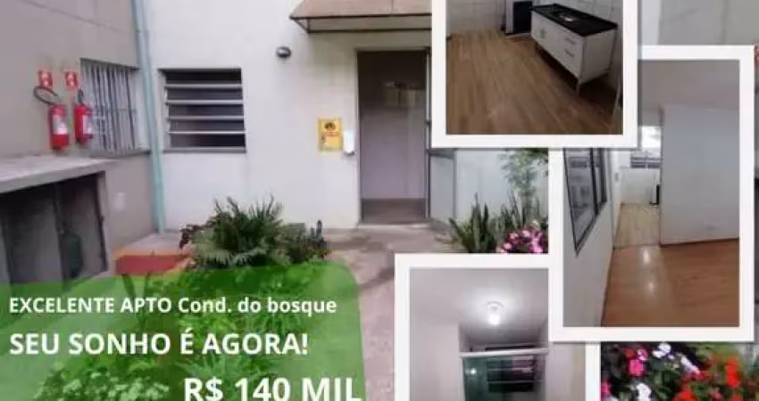 Apartamento para venda em mogi das cruzes, conjunto residencial do bosque, 2 dormitórios, 1 banheiro, 1 vaga