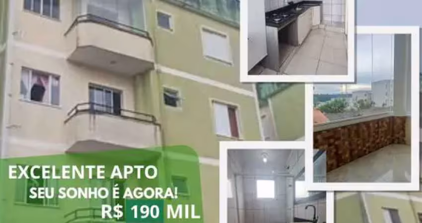Apartamento para venda em suzano, jardim europa, 2 dormitórios, 1 banheiro, 1 vaga