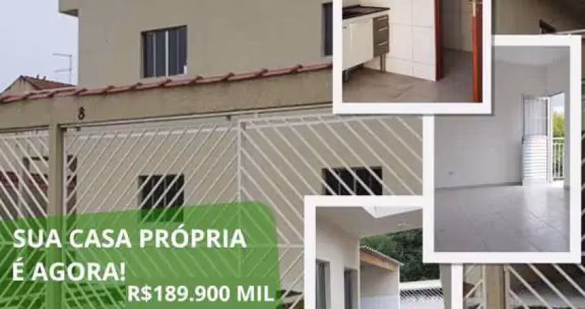 Casa para venda em suzano, jardim leblon, 2 dormitórios, 1 banheiro, 1 vaga