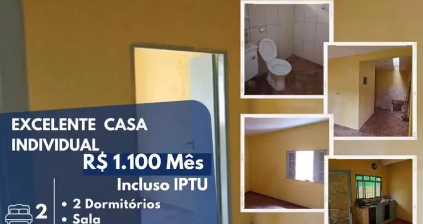 Casa com 2 quartos para alugar na Rua Thimoteo Umbriaco, Parque Maria Helena, Suzano
