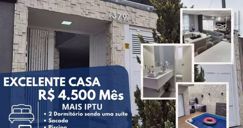 Casa para locação em suzano, jardim quaresmeira ii, 2 dormitórios, 1 suíte, 1 banheiro, 1 vaga