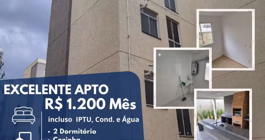 Apartamento para locação em suzano, jardim europa, 2 dormitórios, 1 banheiro, 1 vaga