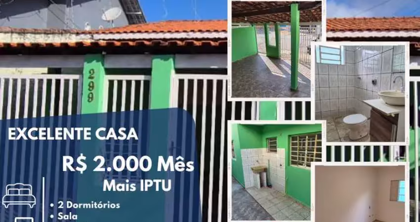 Casa para locação em suzano, jardim carlos cooper, 2 dormitórios, 1 banheiro, 1 vaga