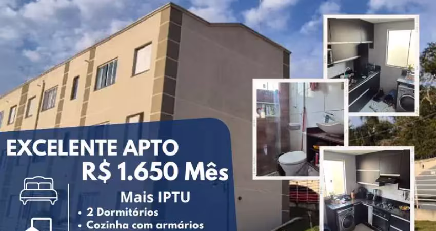 Apartamento para locação em suzano, meu cantinho, 2 dormitórios, 1 banheiro, 1 vaga