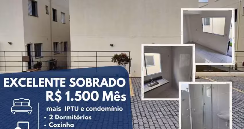 Sobrado para locação em mogi das cruzes, jardim cintia, 2 dormitórios, 1 banheiro, 1 vaga