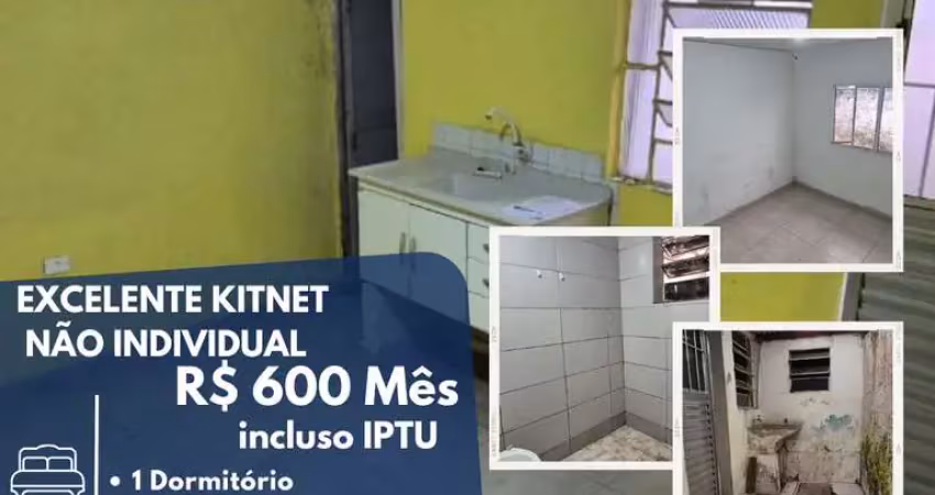 Kitnet para locação em suzano, vila maluf, 1 dormitório, 1 banheiro