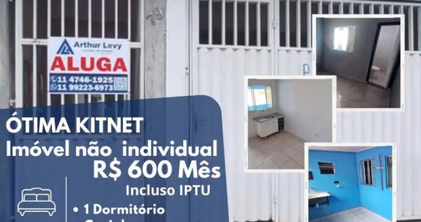 Kitnet para locação em suzano, jardim leblon, 1 dormitório, 1 banheiro
