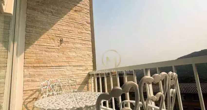 Apartamento com 2 dormitórios à venda, 50 m² por r$ 255.000 - quitandinha - petrópolis/rj