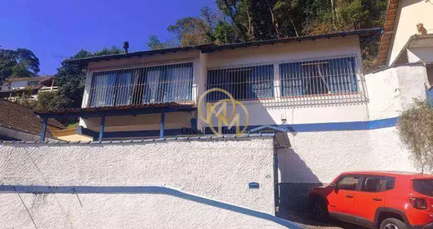 Casa com 4 dormitórios à venda, 170 m² por r$ 790.000,00 - bingen - petrópolis/rj