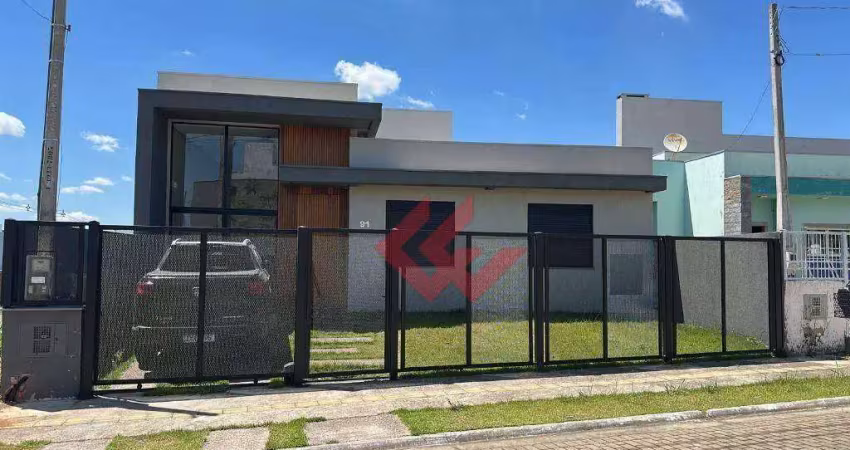 Casa com 3 dormitórios à venda, 87 m² por r$ 550.000,00 - reserva bela vista - gravataí/rs