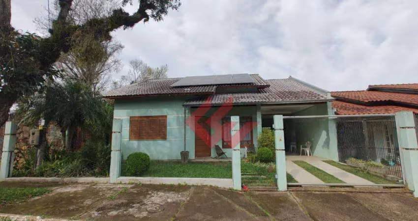 Casa com 2 dormitórios para alugar, 130 m² por r$ 3.500,00/mês - bela vista - gravataí/rs