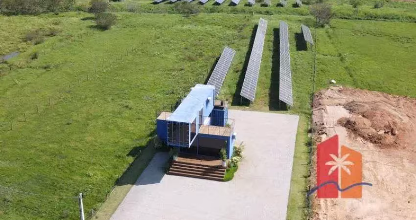 Terreno comercial 1.613m² com produção de energia solar – centro de paulo lopes/sc