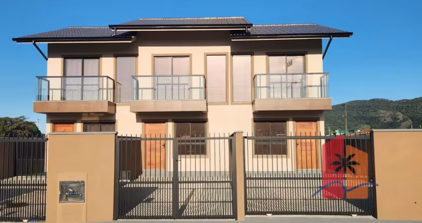 Casa geminada nova 79m² à venda  (casa 02) – centro, paulo lopes/sc
