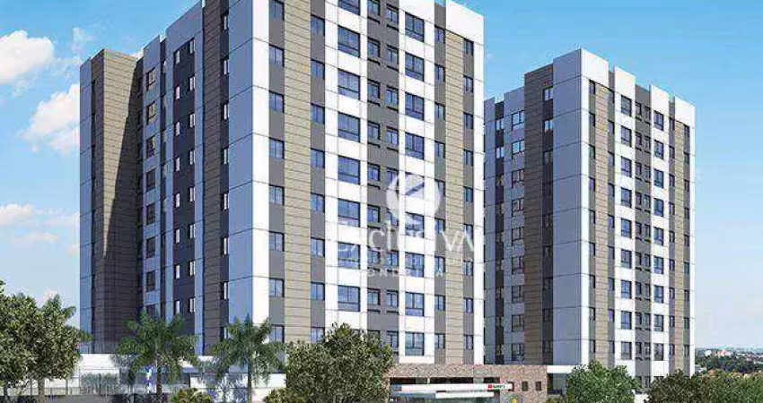 Apartamento com 3 quartos à venda, 65 m² - edifício aquabrasil - londrina/pr
