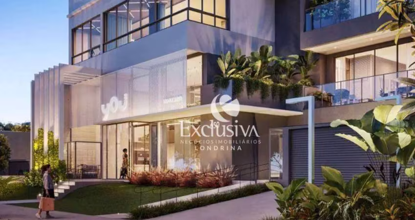 Apartamento com 3 dormitórios à venda, 89 m²  - gleba palhano - londrina/pr