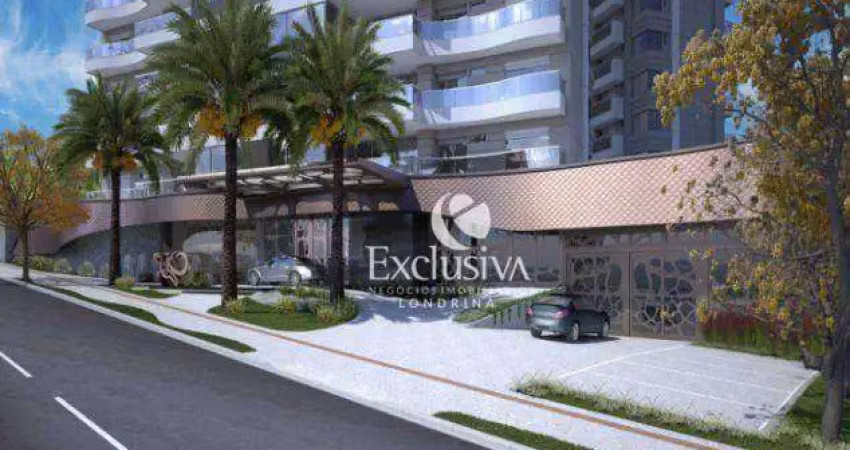 Apartamento com 3 quartos à venda, 245 m² - edifício casa batlló - gleba fazenda palhano - londrina/pr