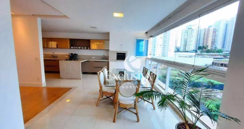 Apartamento com 3 quartos  à venda, 220 m² -- edifício authentique residencial - londrina/pr