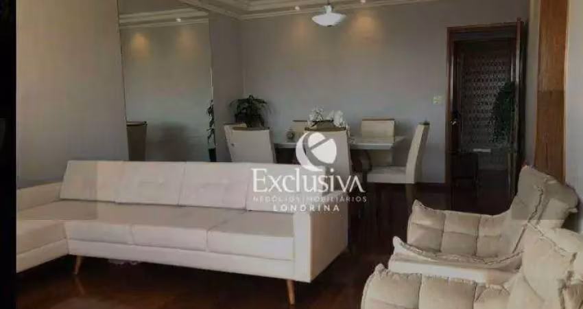Apartamento com 3 quartos à venda, 156 m²- centro - londrina/pr