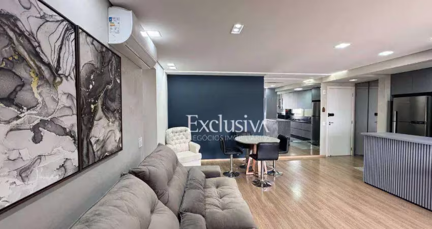 Apartamento com 2 dormitórios à venda, 77 m² - edifício cosmopolitan - londrina/pr