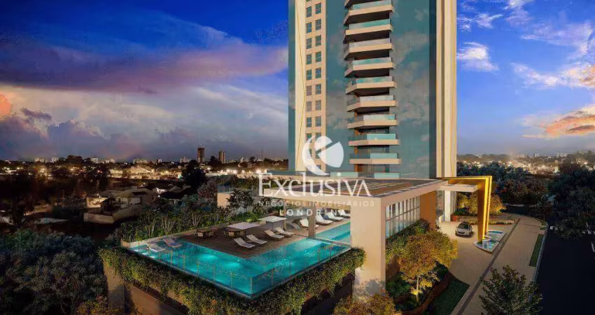 Apartamento com 4 quartos à venda, 427 m² - edifício wave, bela suíça - londrina/pr