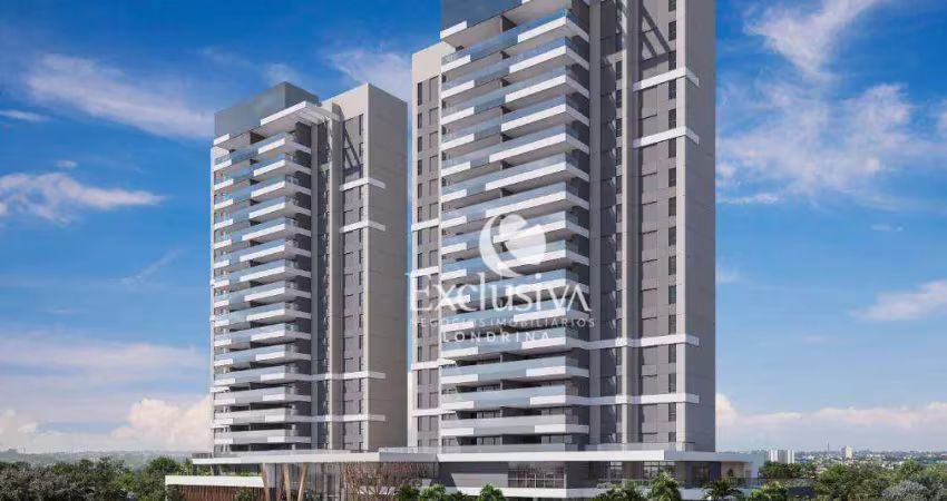 Apartamento com 4 dormitórios à venda, 283 m² - edifício wonder, nova prochet - londrina/pr
