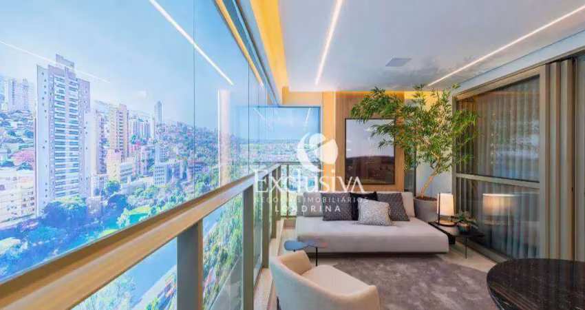 Apartamento com 3 quartos à venda, 159 m² - edifício oro, nova prochet - londrina/pr