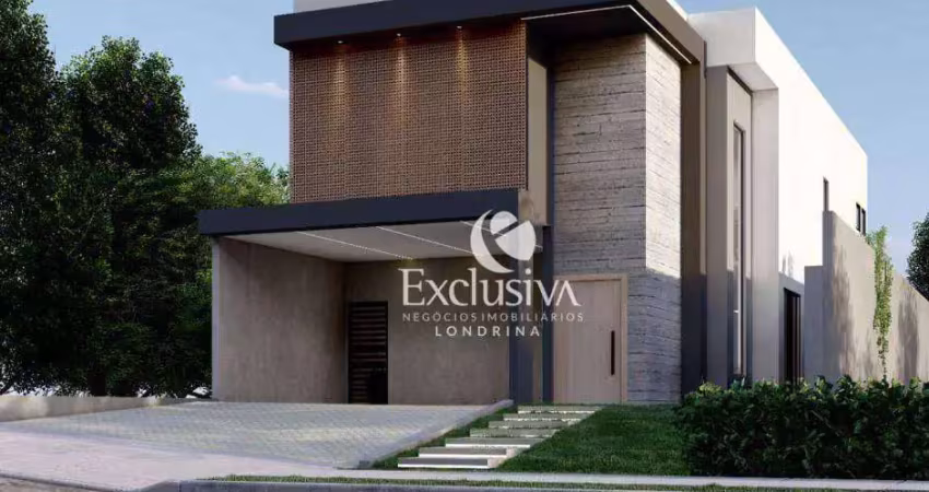 Sobrado com 3 quartos à venda, 197 m²  - parque tauá - cond. aranguá - londrina/pr