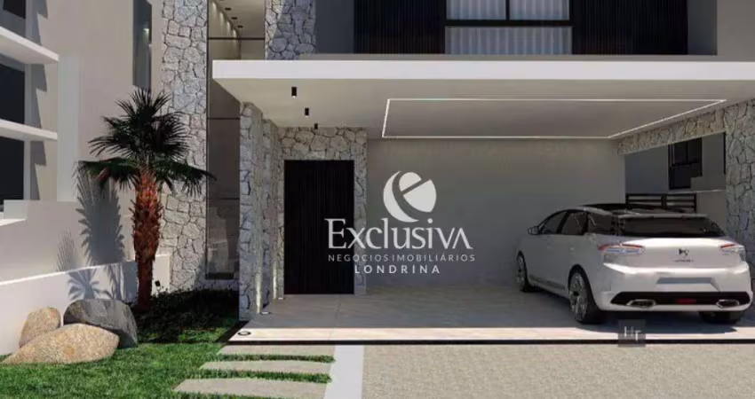 Sobrado com 3 quartos à venda, 187 m² - parque tauá - cond. aranguá - londrina/pr