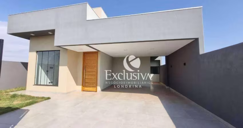 Casa com 3 quartos à venda, 146 m² - residencial belmonte - rolândia/pr