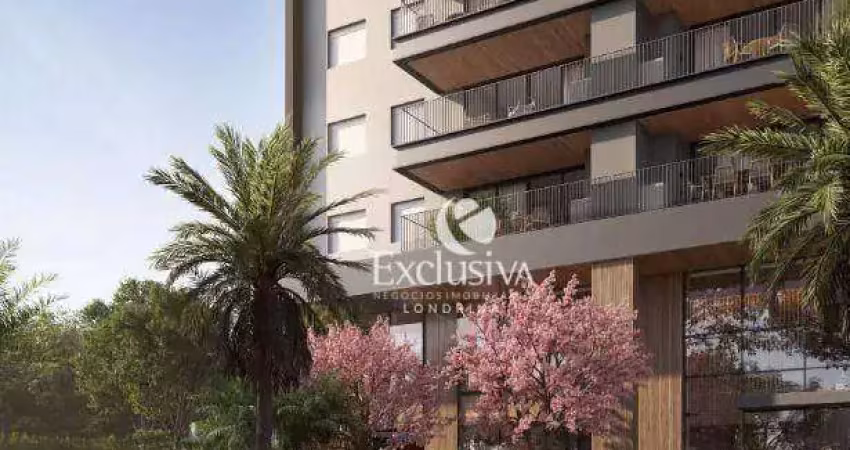 Apartamento com 3 quartos à venda, 124 m² - huma, gleba palhano - londrina/pr