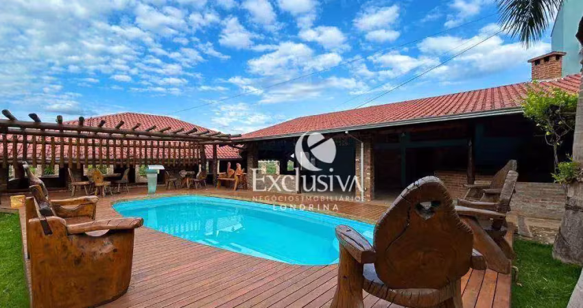 Salão para alugar, 260 m² - fazenda da nata - londrina/pr