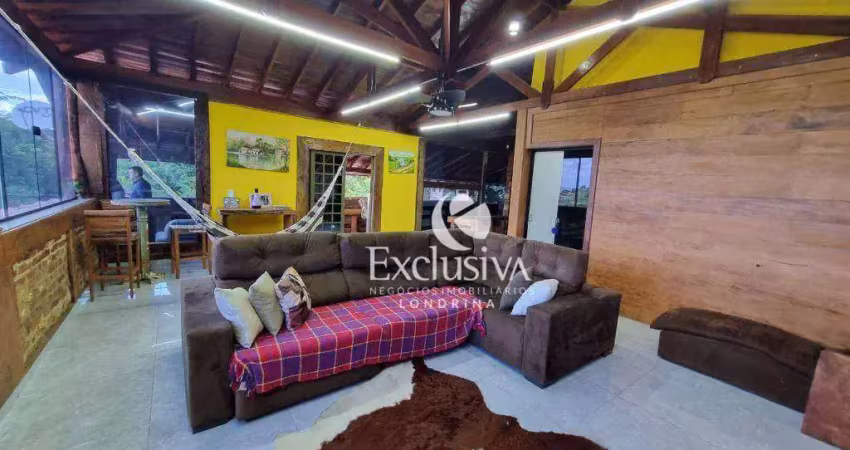 Chácara com 4 quartos à venda, 7800 m² - fazenda da nata - londrina/pr