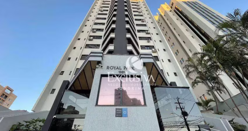 Apartamento com 3 quartos  à venda, 102 m² - higienópolis - londrina/pr