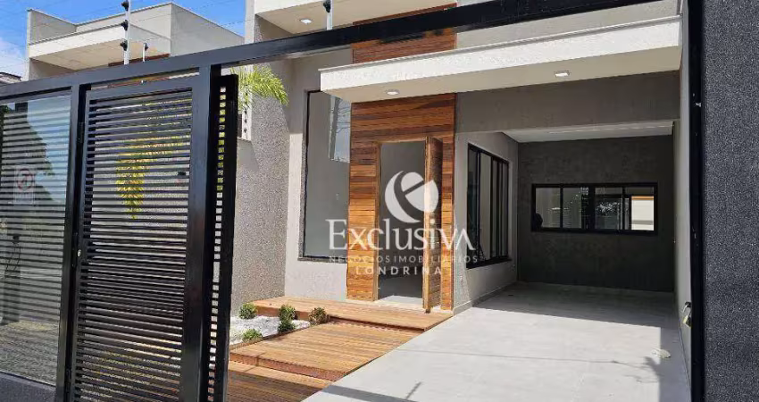 Casa com 3 quartos à venda, 130 m² - parque residencial joão piza - londrina/pr