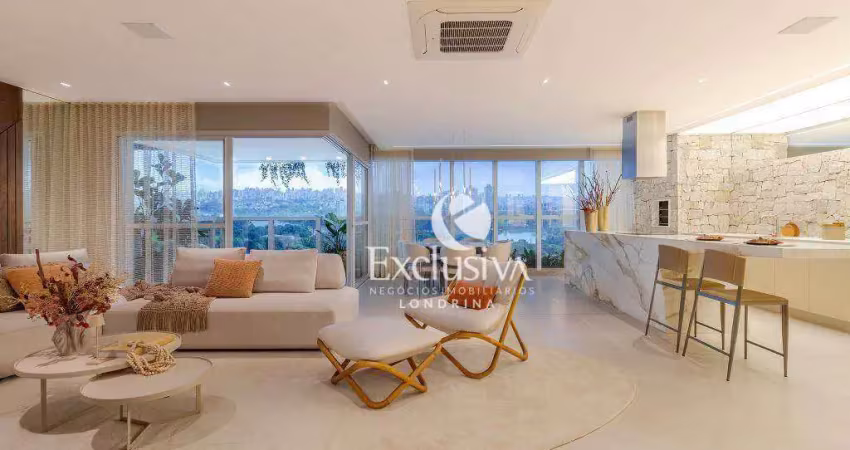Apartamento com 3 quartos à venda, 198 m² - edifício gaia, nova prochet - londrina/pr