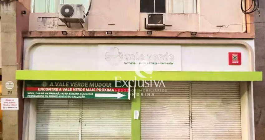 Ponto comercial para alugar na Avenida Paraná, Centro, Londrina