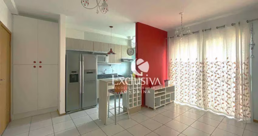 Apartamento com 3 quartos  à venda, 69 m² - aurora - londrina/pr