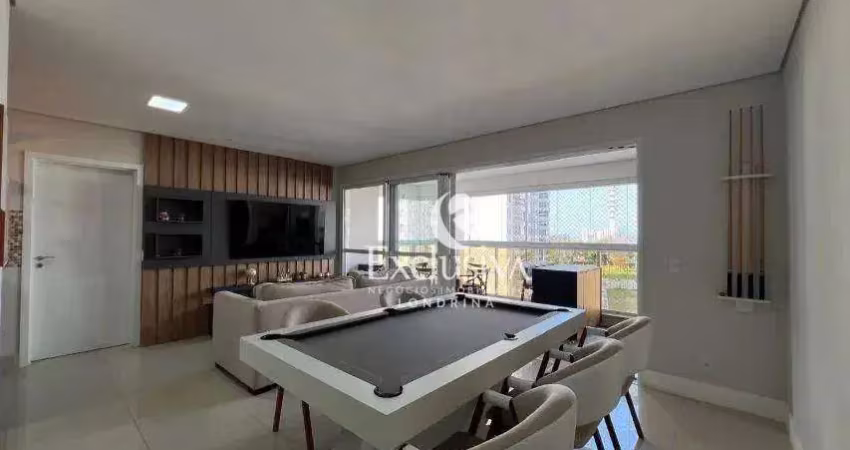 Apartamento com 3 quartos  à venda, 108 m² - gleba fazenda palhano - londrina/pr