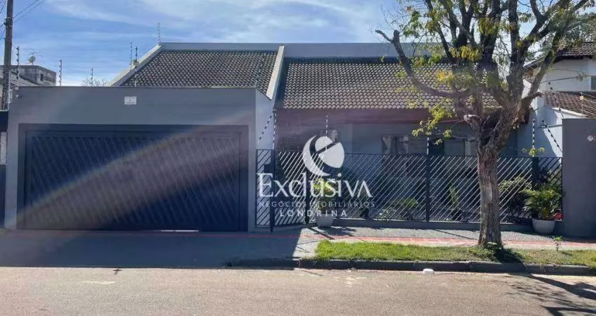 Sobrado com 5 dormitórios à venda, 450 m² - mediterrâneo - londrina/pr