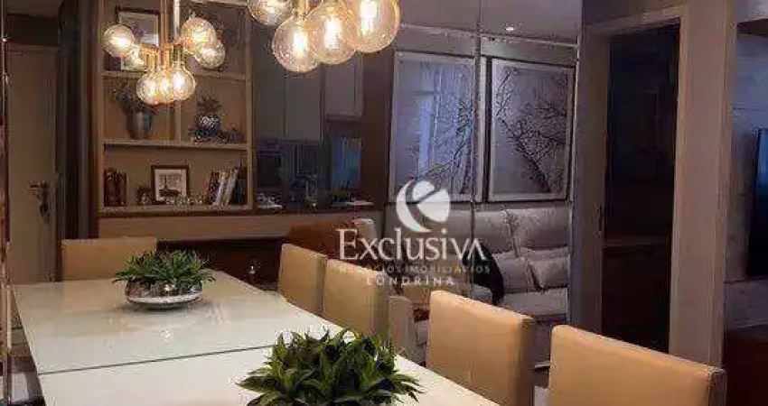 Apartamento com 2 quartos para venda  46, m²- gleba palhano- londrina/pr- spazio leopoldina