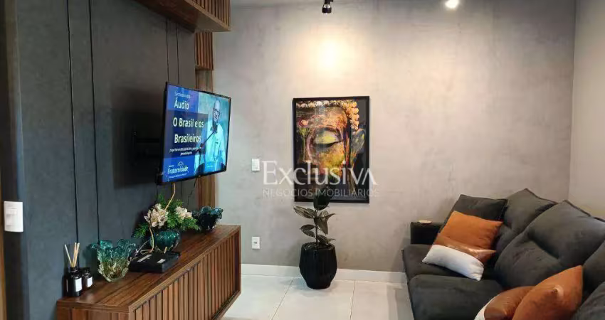 Apartamento com 2 dormitórios à venda, 70 m² - edifício victoria parque, gleba fazenda palhano - londrina/pr