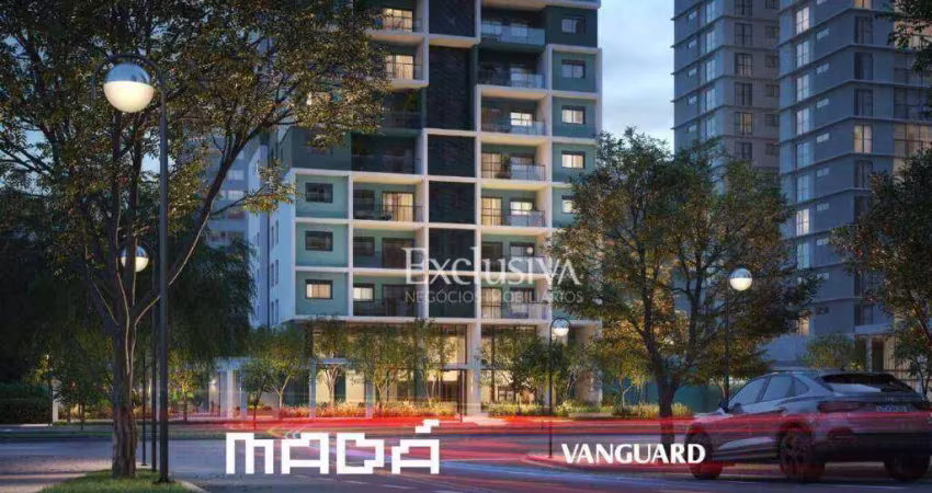 Apartamento com 3 dormitórios e 2 suítes à venda, 80 m² - edifício madá, gleba palhano - londrina/pr