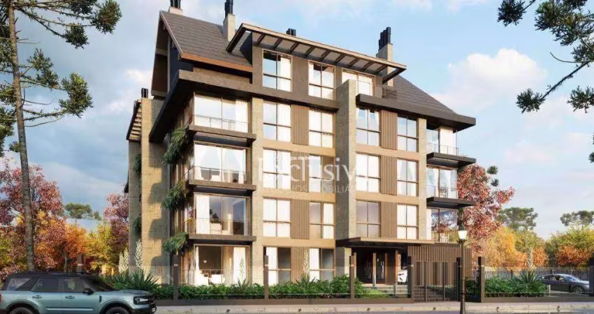 Apartamento com 3 suítes à venda, 85 m² - aurea residencial, avenida central - gramado/rs